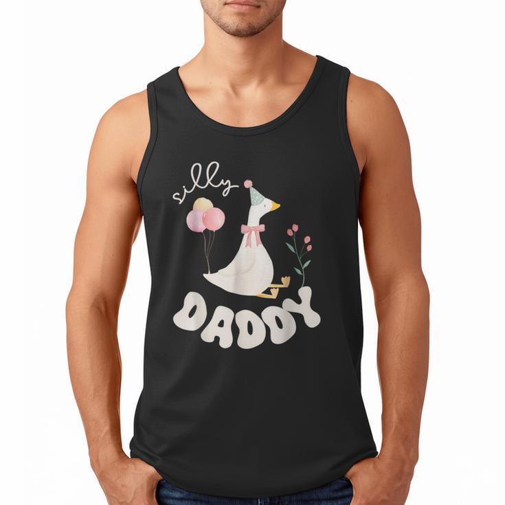 Silly Daddy Silly Goose Dad Birthday Family Matching Party Men Tank Top