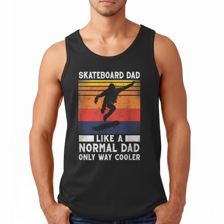 Skateboard Like A Normal Dad Vintage 80S 90S Retro Men Tank Top