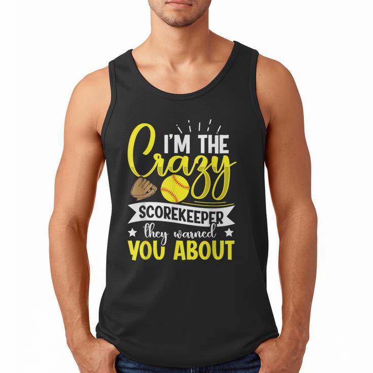 Softball Scorekeeper For a Score Book Keeper Men Tank Top