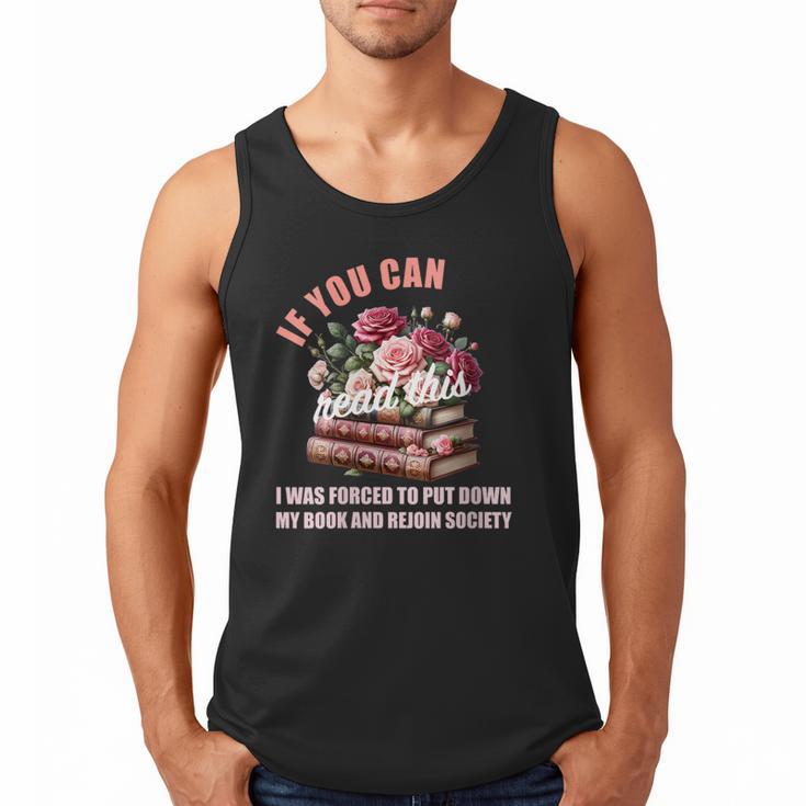 Spicy Book Lover Merch If You Can Read This Fairy Tales Now Men Tank Top
