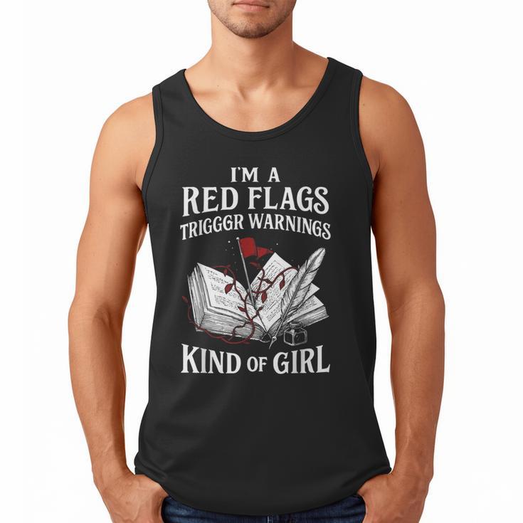 Spicy Book Reader Morally Gray Dark Romance Bookish Men Tank Top