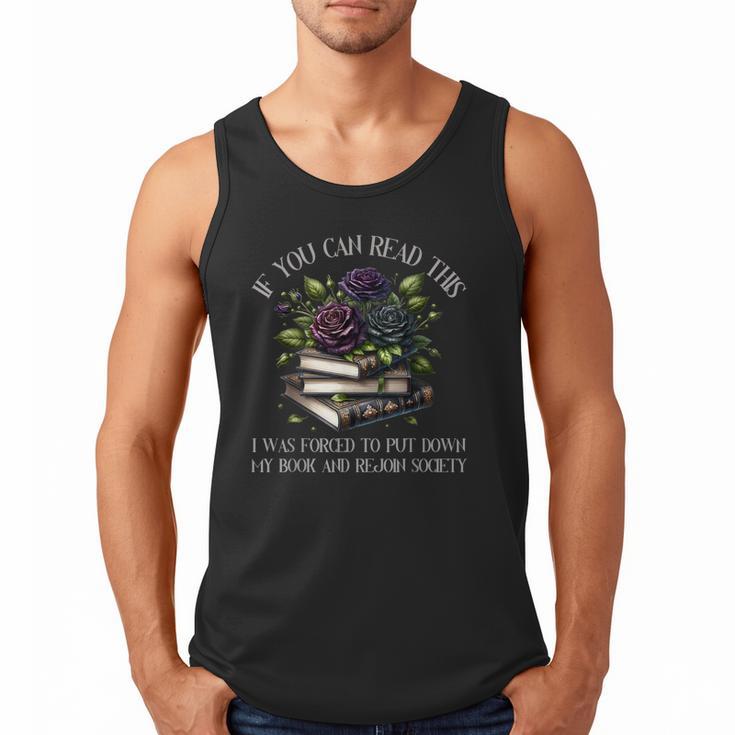 Spicy Books Put Down My Book Dark Romance Merch Bookish Men Tank Top