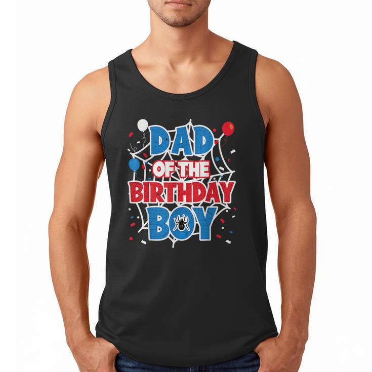 Spider Web Dad Of The Birthday Boy Men Tank Top