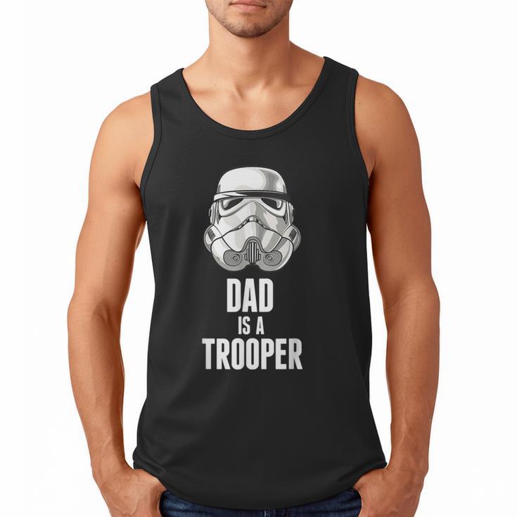 Star Wars Father's Day Stormtrooper Dad Is A Trooper Vintage Men Tank Top