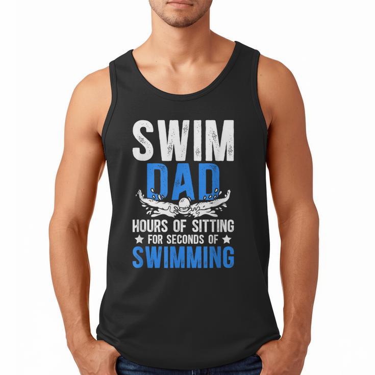 Swim Dad Swimming Dad Of A Swimmer Dad Swim Father Men Tank Top