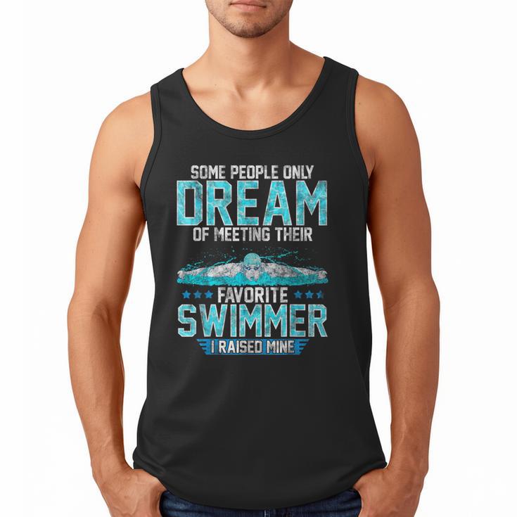 Swimming Parent Swimmer Mom Dad My Favorite Swim Meet Men Tank Top