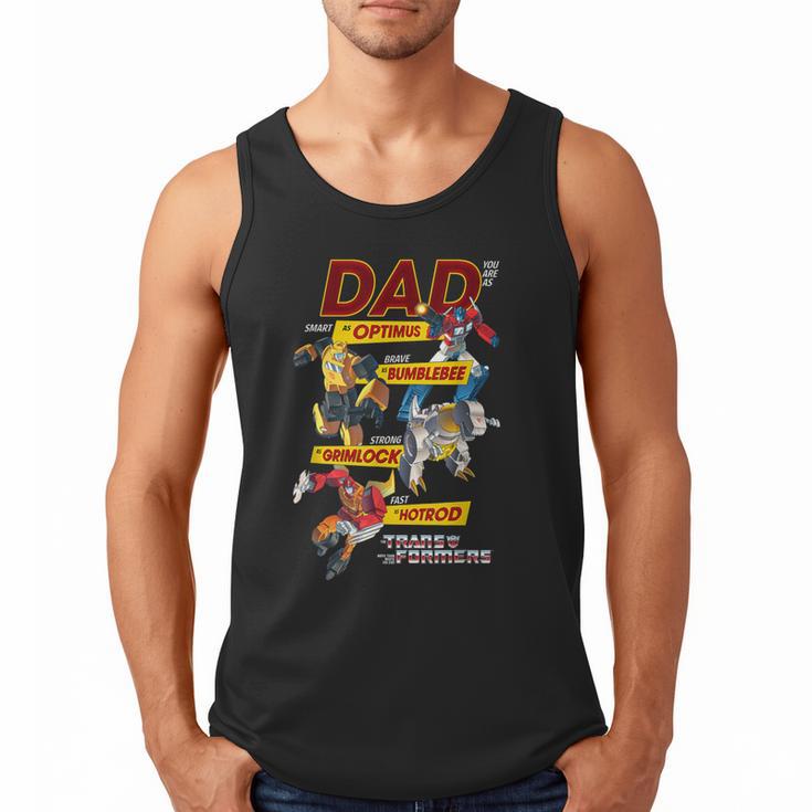 Transformers Father's Day Autobots Dad You Are Smart Logo Men Tank Top