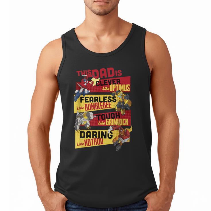 Transformers Father's Day Vintage Autobots Line Up Dad Is Men Tank Top