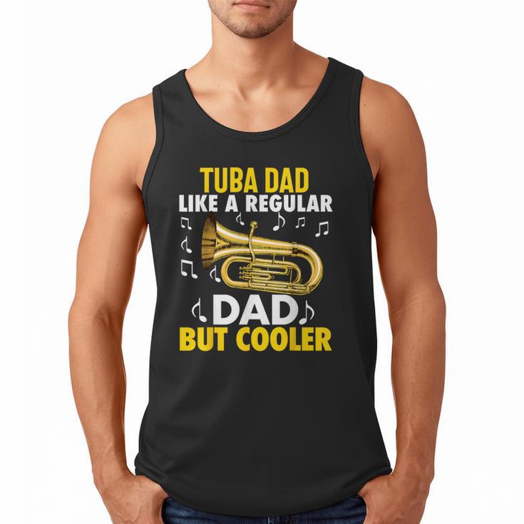 Tuba Player Men Dad Grandpa Marching Band Brass Tubist Men Tank Top