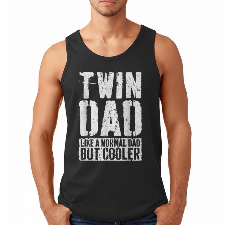 Twin Dad Shirt Men Dad Of Twins Fathers Day Men Tank Top