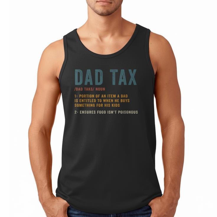 Vintage Dad Tax Definition Men Father's Day Men Tank Top