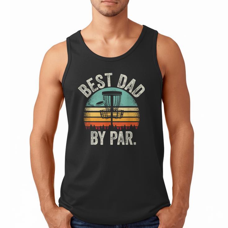 Vintage Disc Golf Dad Best Dad By Par Disk Golf Men Tank Top