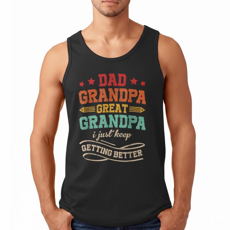Vintage Great Grandpa For Fathers Day Dad Papa Grandpa Men Tank Top