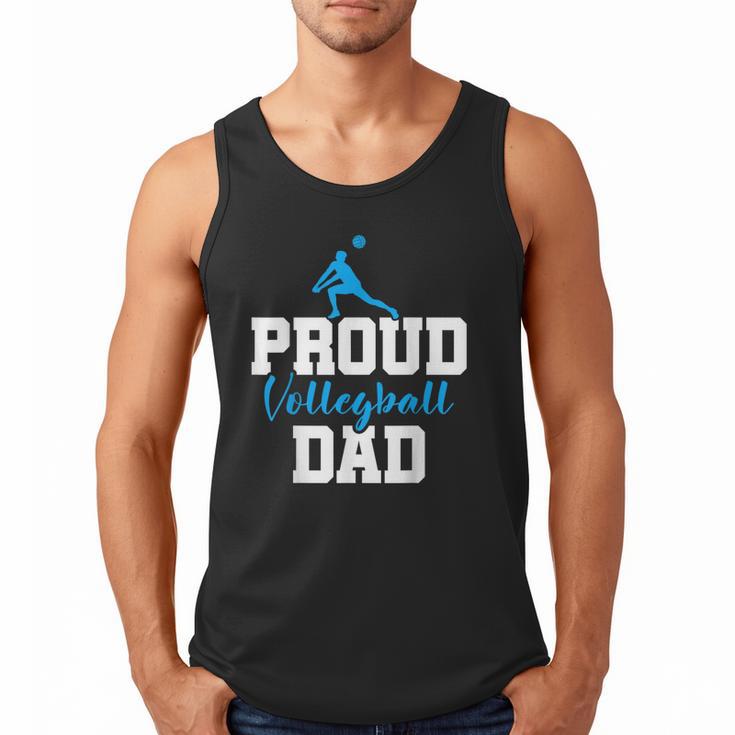 Volleyball Player Team Dad Father Proud Volleyball Dad Men Tank Top