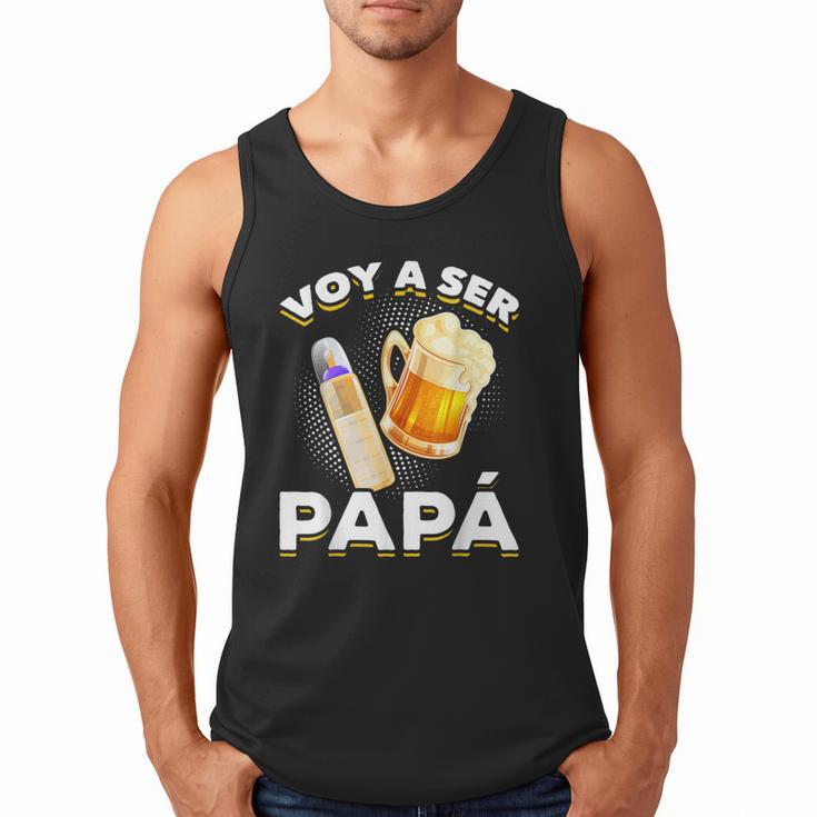 Voy Hacer Papa Ser Papa Voy A Ser Papa Dad To Be In Spanish Men Tank Top