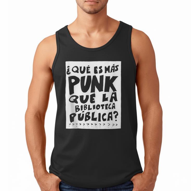What's More Punk Than The Public Library Book Lover Men Tank Top