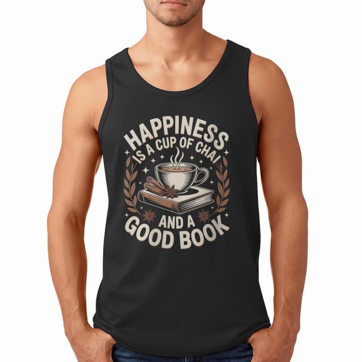 Women's Chai Tea And Books Chai Latte Lover Men Tank Top