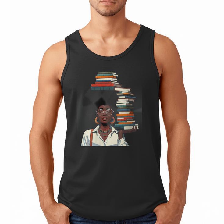 Women's Education Is Freedom Teacher Books Black History Month Men Tank Top