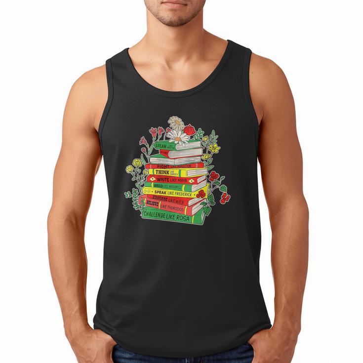 Women's History Month Black History Shirts Book Lover Teacher Men Tank Top