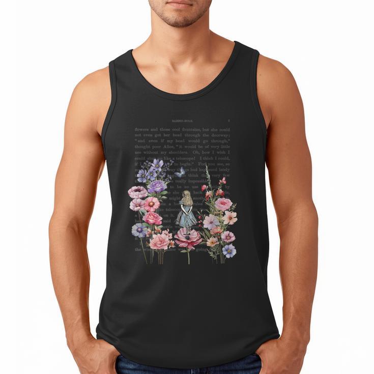 Wonderland Garden & Vintage Textbook Men Tank Top
