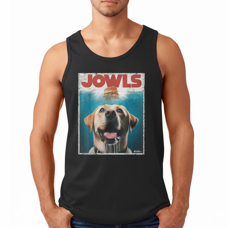 Yellow Lab Jowls Top Labrador Retriever Dog Mom Dad Men Tank Top