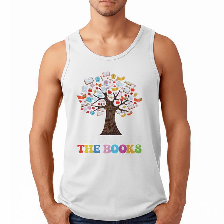 100 Days In The Books Reading Teacher 100th Day Of School Premium Tri-Blend Men Tank Top