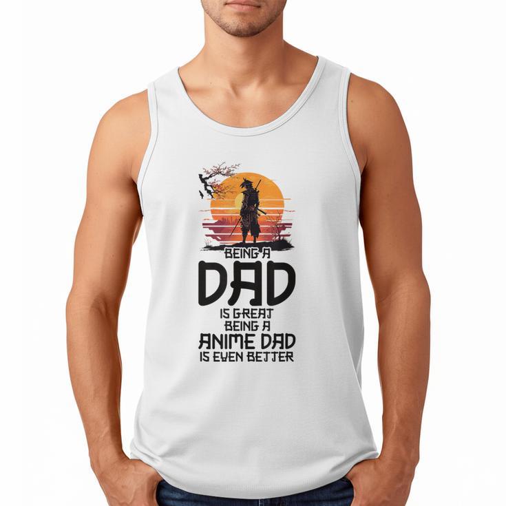 Anime Dad Jokes Father's Day Anamae Otaku Manga Japan Men Tank Top