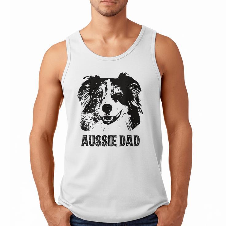 Aussie Dad Australian Shepherd Dog Dad For Men Men Tank Top