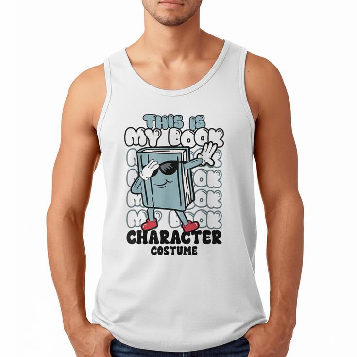This Is My Book Character Costume Reading Book Lover Men Tank Top