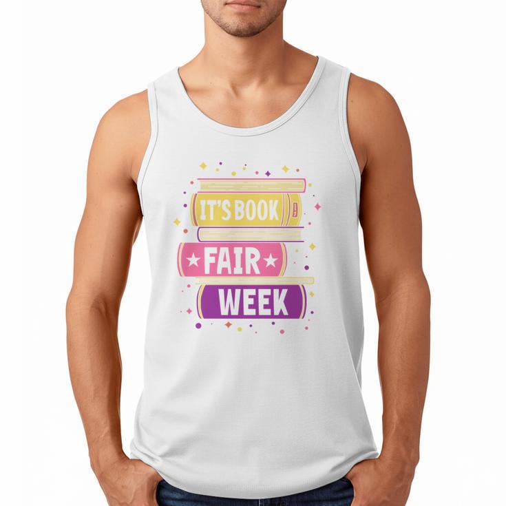 Book Fair Bookworm Library Its Book Fair Week Men Tank Top