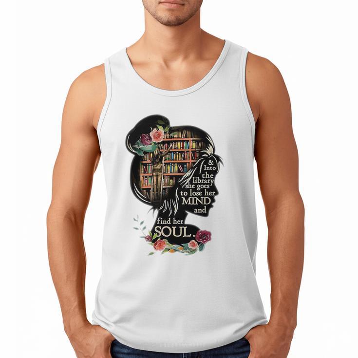 Book Reading Bookworm Book Lover Women Kids Girls Librarian Men Tank Top
