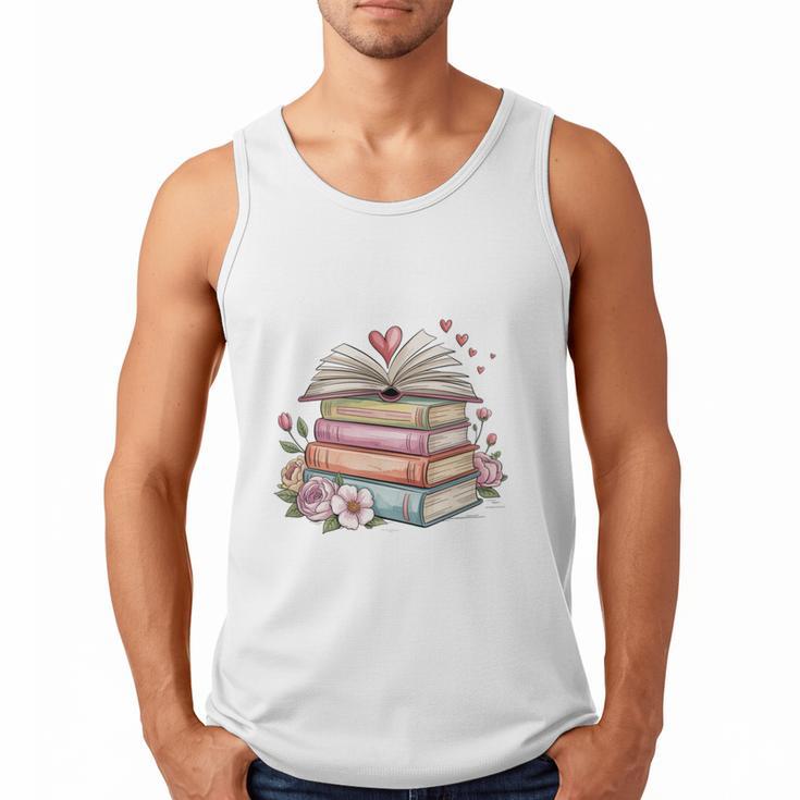 All Booked For Valentines Book Lover Romance Men Tank Top