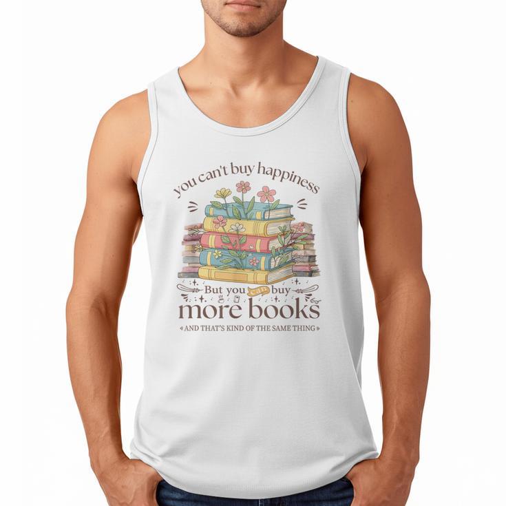 Books Reading Lovers Bookworm You Can Buy More Books Men Tank Top