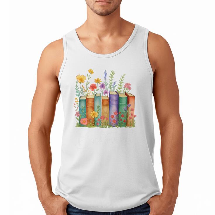 Booktrovert Book Reader Book Nerd Book Reading Lover Premium Tri-Blend Men Tank Top