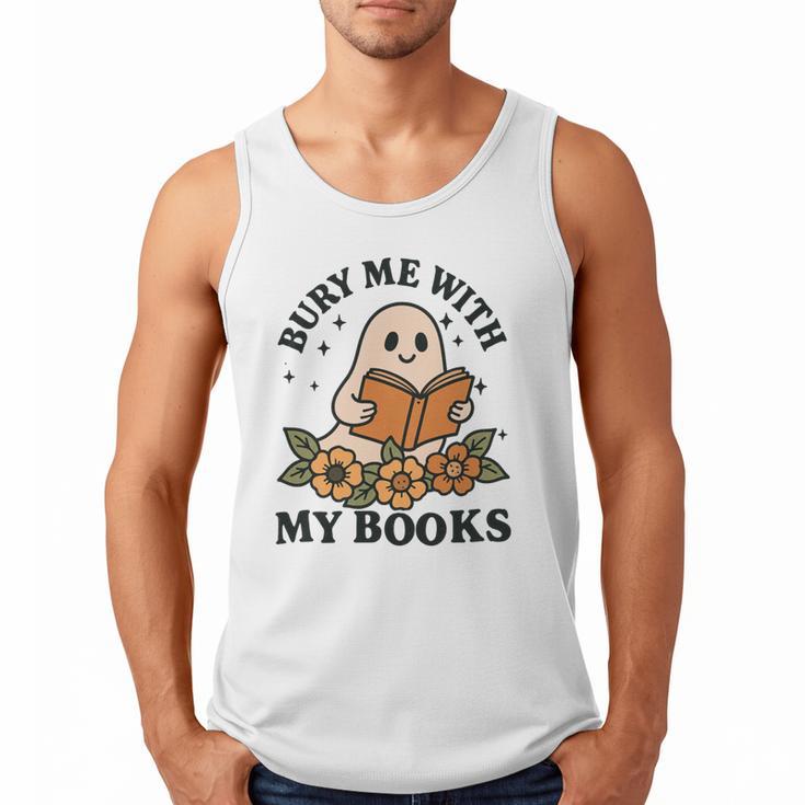 Bury Me With My Books Ghost Tee Men Tank Top