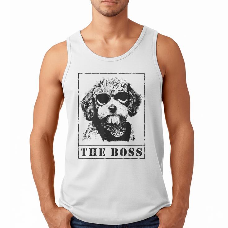The Cavapoo Boss Mom Dad Dog Lover Men Tank Top