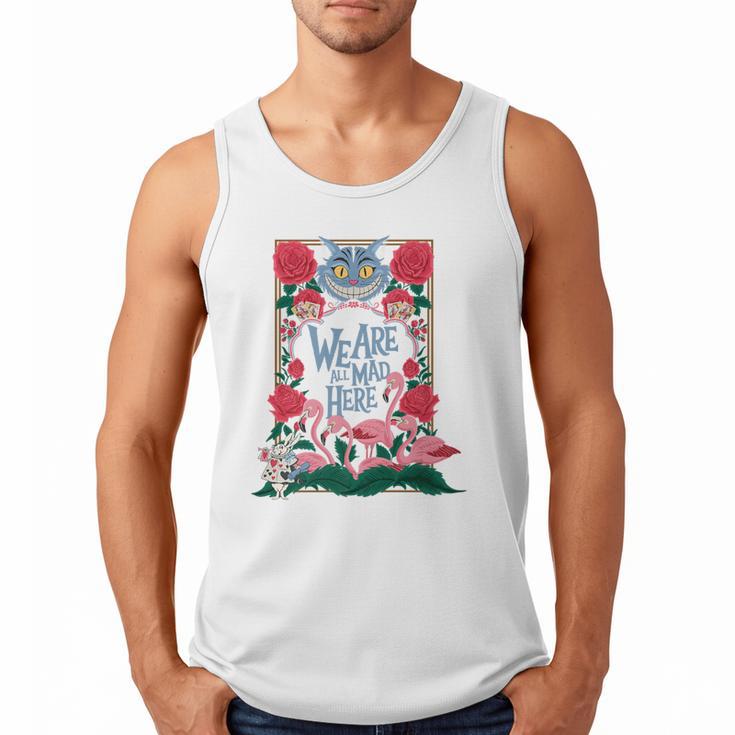Cheshire Cat Alice In Wonderland Vintage Book Premium Men Tank Top