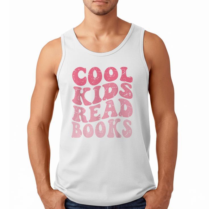 Cool Kids Read Books Library Book Reader Book Nerd Men Tank Top