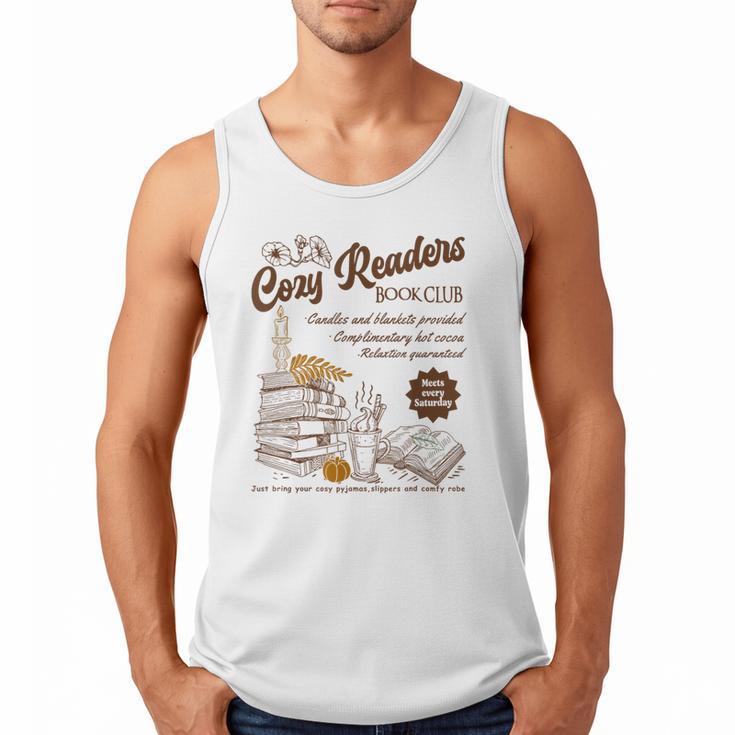 Cozy Girl Book Club Cozy Readers Book Club Men Tank Top