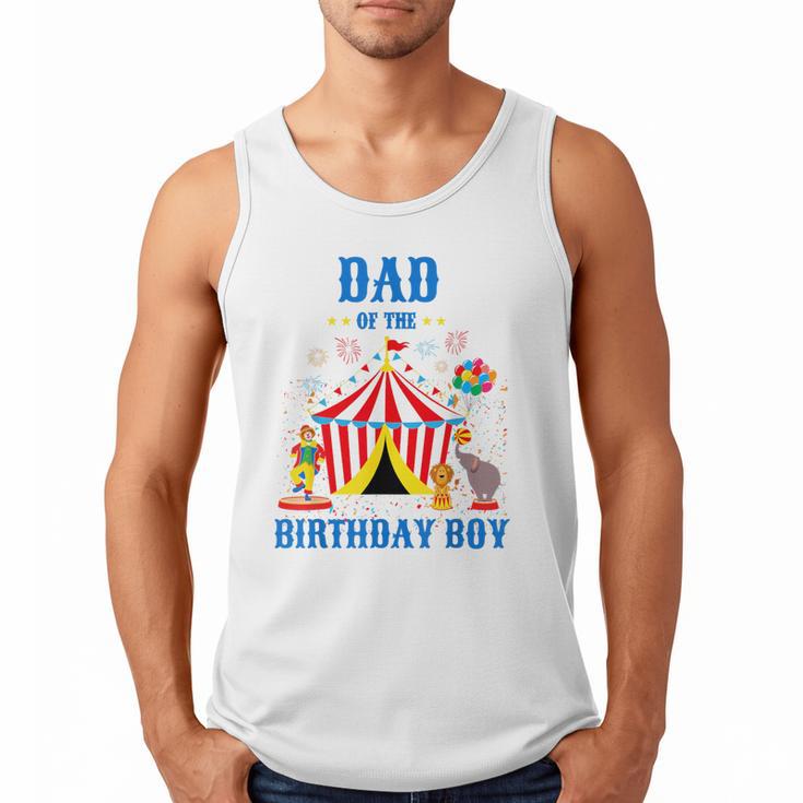 Dad Of The Birthday Boy Circus Ringmaster Party Birthday Men Tank Top