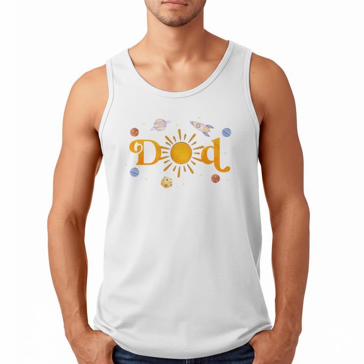 Dad Of The Birthday First Trip Around The Sun Bday Boy Men Tank Top