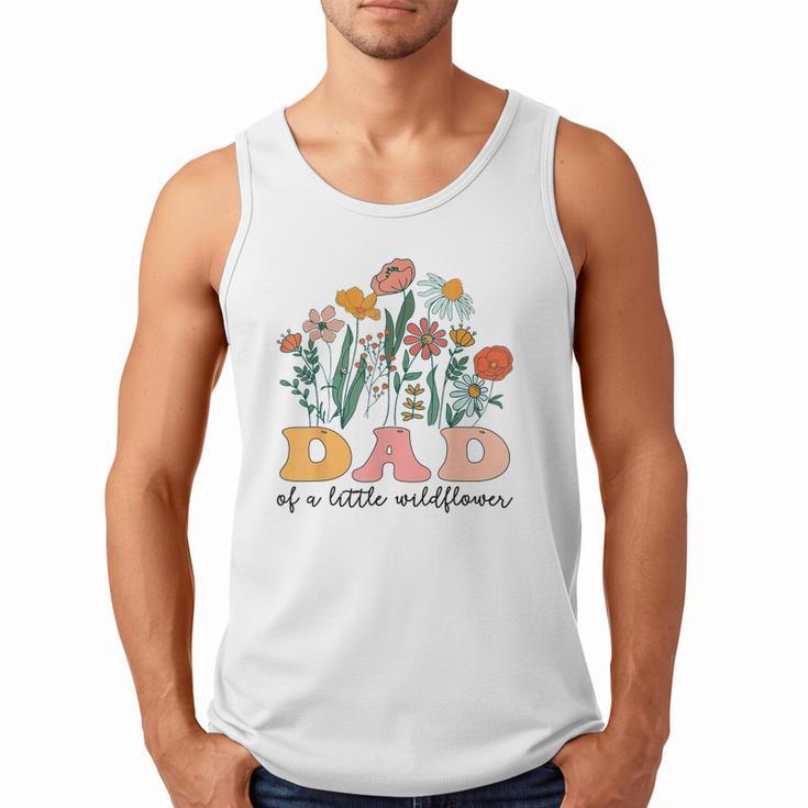Dad Of The Little Wildflower Birthday Party Baby Shower Men Tank Top