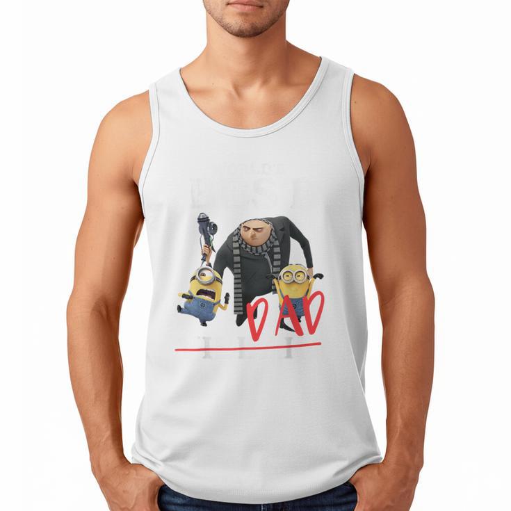 Despicable Me Minions Father's Day World's Best Dad Villain Men Tank Top
