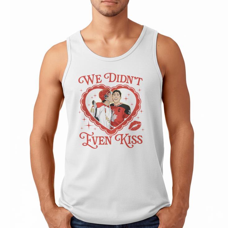 We Didn't Even Kiss Hockey Romance Book Men Tank Top