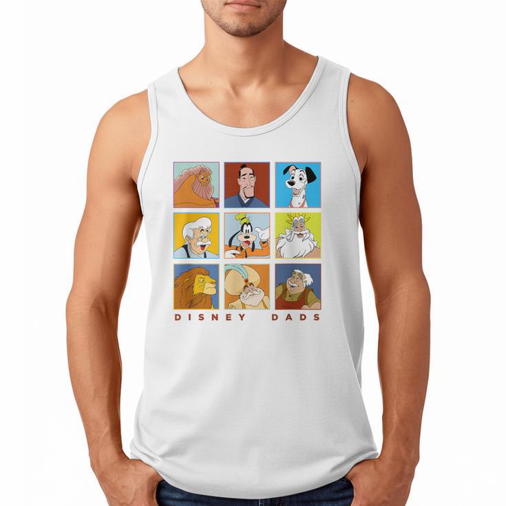 Disney Classic Father's Day Disney Dads Colorful Panels Men Tank Top