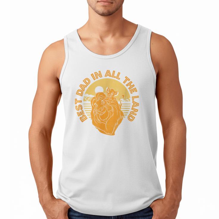 Disney The Lion King Father's Day Best Dad In All The Land Men Tank Top