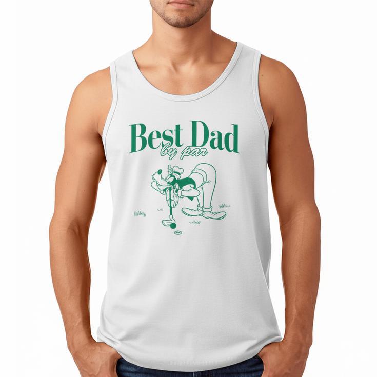 Disney Mickey & Friends Father's Day Best Dad Goofy Big Logo Men Tank Top
