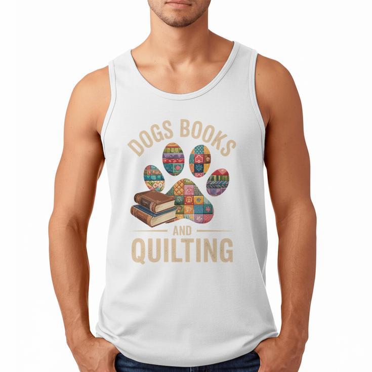 Dogs Books And Quilting Men Tank Top