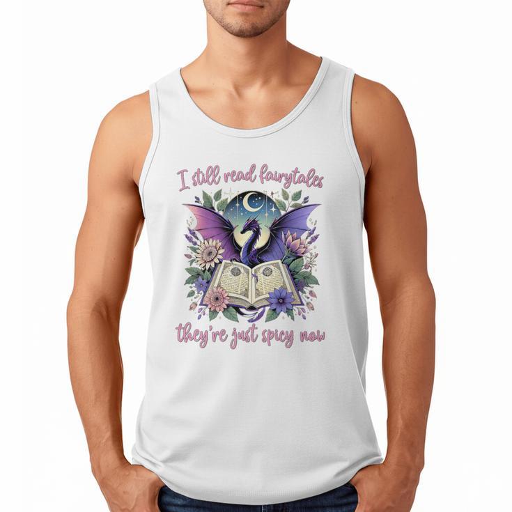 Dragon Bookish Romantasy Smut Merch Spicy Book Lover Premium Men Tank Top