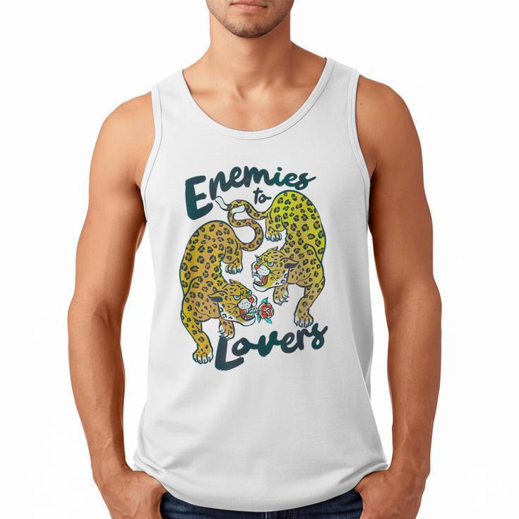 Enemies To Lovers Jaguar Tee Romance Book Plot Device Trope Men Tank Top